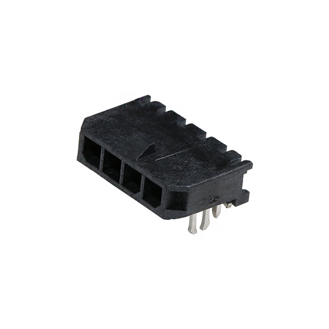 MOLEX 矩形连接器 - 针座 - 公插针 436500411
