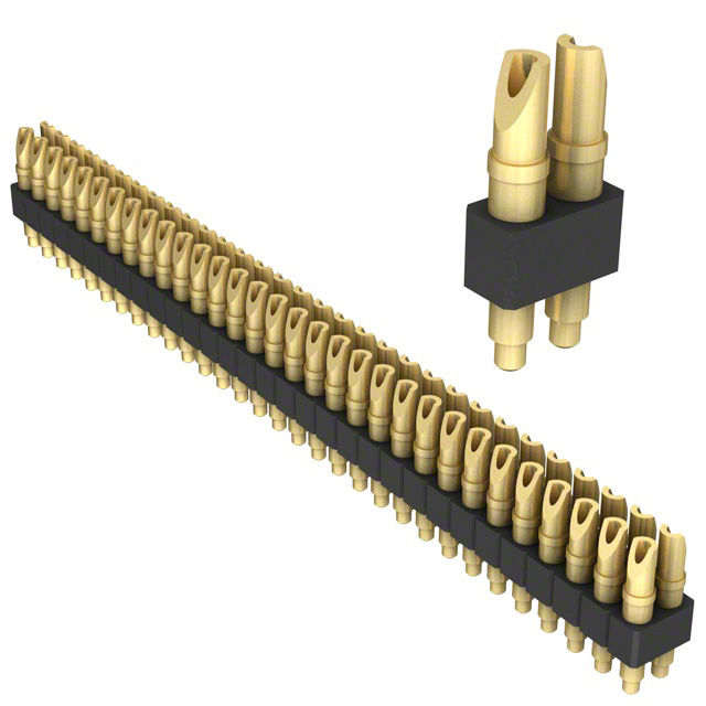 MILL-MAX 矩形连接器 - 弹簧式 826-22-062-00-001000