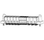 TE CONNECTIVITY 背板连接器 - 专用 6-6450550-9