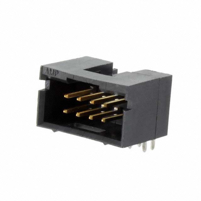 TE CONNECTIVITY 矩形连接器 - 针座 - 公插针 102570-2