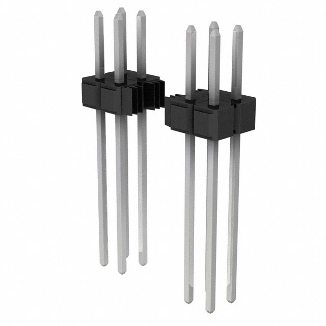 3M 矩形连接器 - 针座 - 公插针 929836-05-10