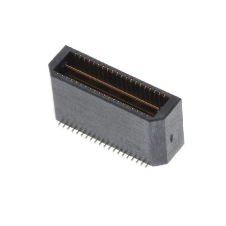 SAMTEC 矩形连接器 - 阵列/边缘型/夹层式（板对板） QTE-060-03-L-D-A-K-TR