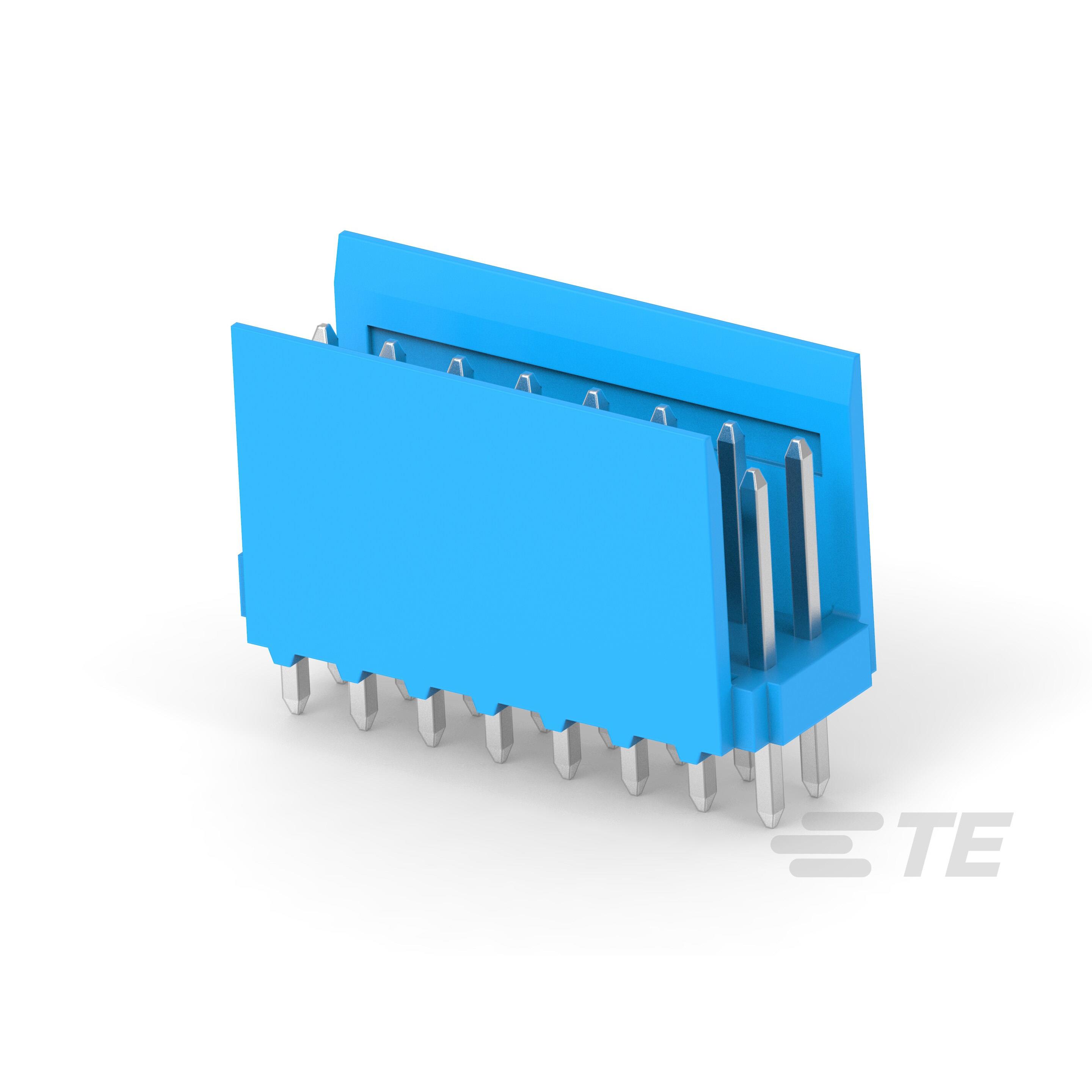 TE CONNECTIVITY 矩形连接器 - 针座 - 公插针 281739-8
