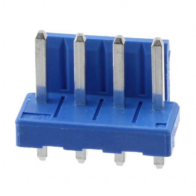 TE CONNECTIVITY 矩形连接器 - 针座 - 公插针 3-1123723-4