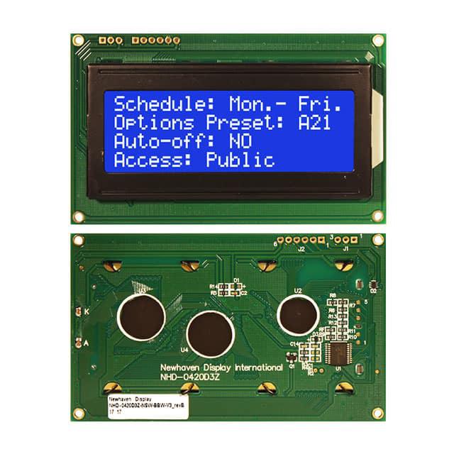 NEWHAVEN DISPLAY LCD显示器件 NHD-0420D3Z-NSW-BBW-V3