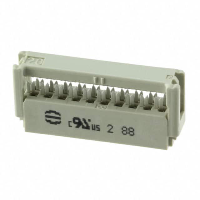 HARTING 矩形连接器 - 自由悬挂/面板安装 09185206804