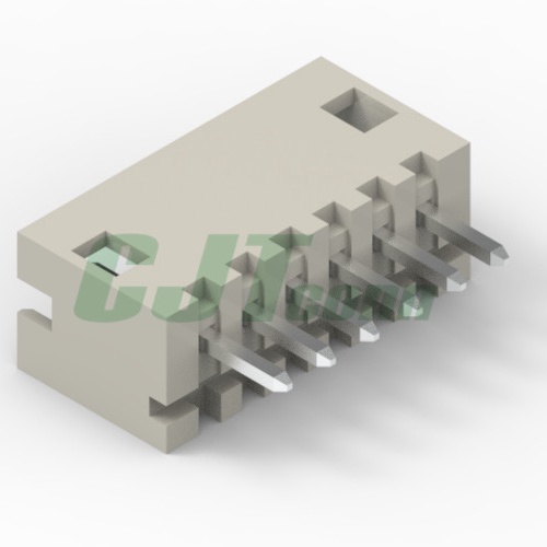 CJT/深圳长江连接器 矩形连接器 - 针座 - 公插针 A1252WV-6P