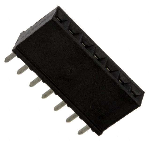 AMPHENOL 矩形连接器 - 针座 - 插座/母插口 66951-007LF