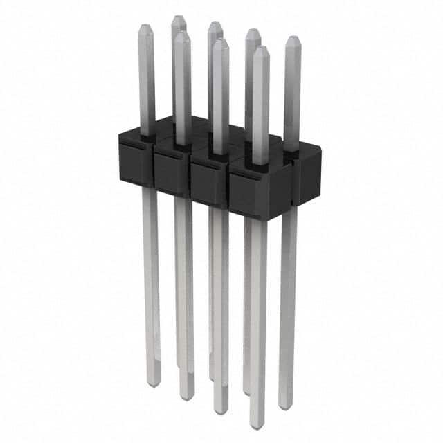 3M 矩形连接器 - 针座 - 公插针 929836-04-04