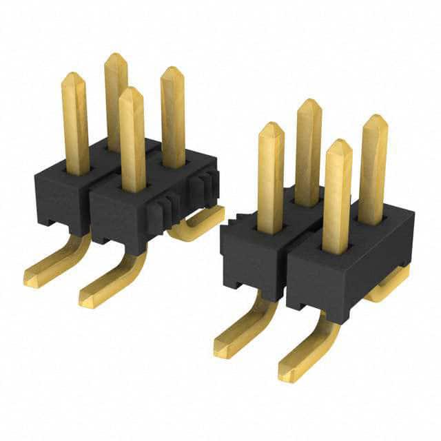 SAMTEC 矩形连接器 - 针座 - 公插针 TMM-105-06-G-D-SM-P-TR
