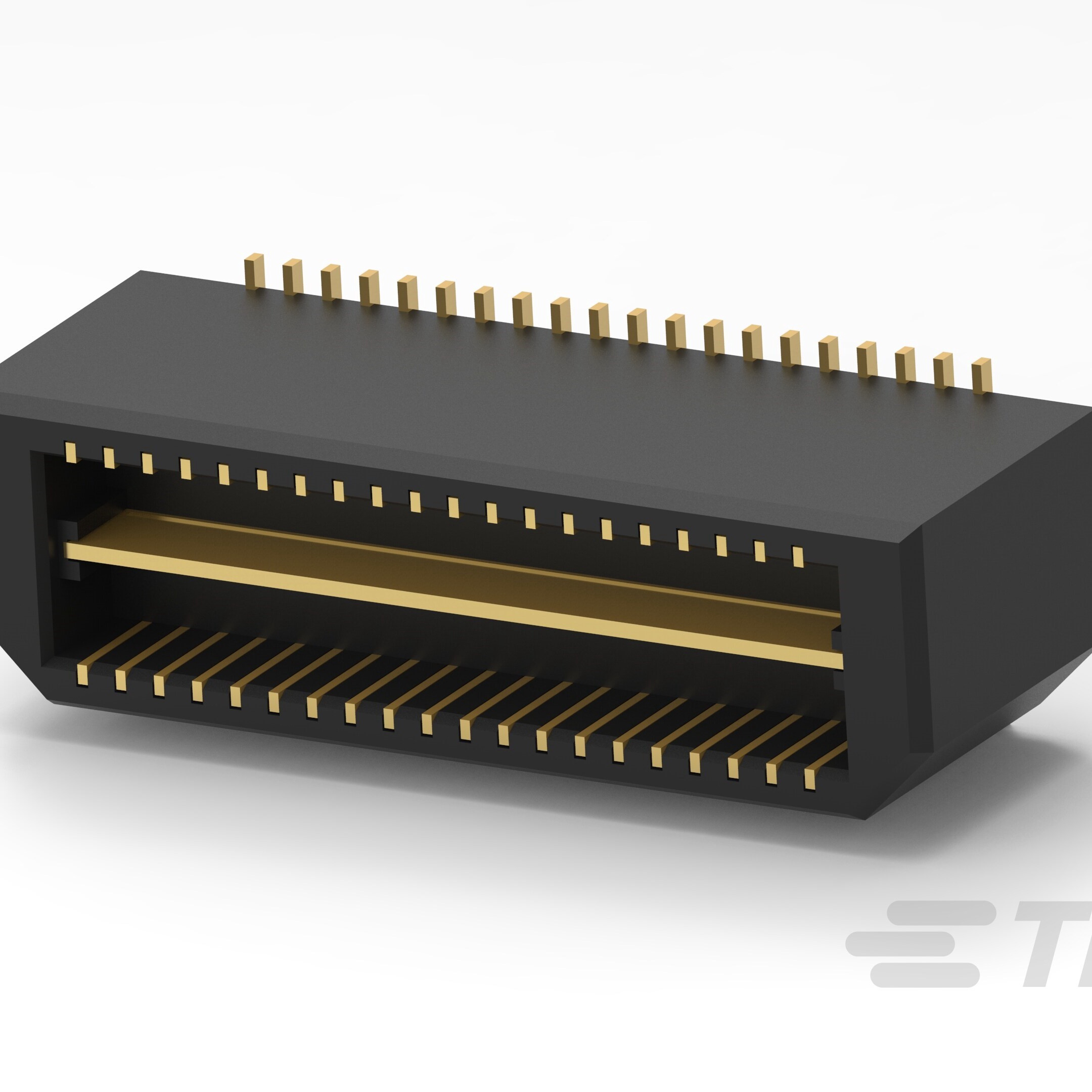 TE CONNECTIVITY 矩形连接器 - 阵列/边缘型/夹层式（板对板） 6-1658014-1