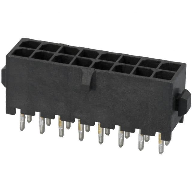 TE CONNECTIVITY 矩形连接器 - 针座 - 公插针 4-794630-6