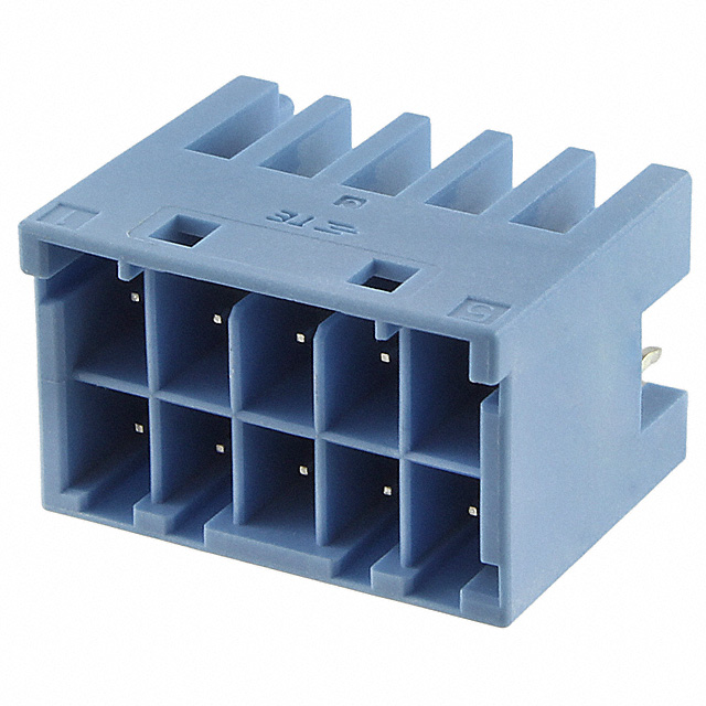 TE CONNECTIVITY 矩形连接器 - 针座 - 公插针 2-1971906-5