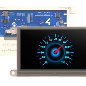 4D SYSTEMS 评估、开发板开发工具 GEN4-4DCAPE-43T