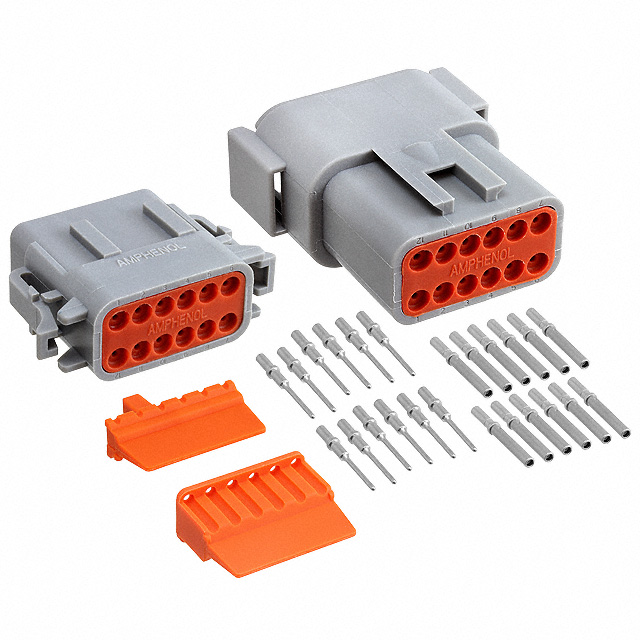 AMPHENOL 矩形连接器 - 自由悬挂/面板安装 ATM12PS-CKIT