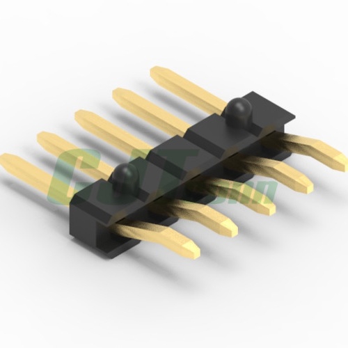 CJT/深圳长江连接器 矩形连接器 - 针座 - 公插针 A2541WR-S-F-6P