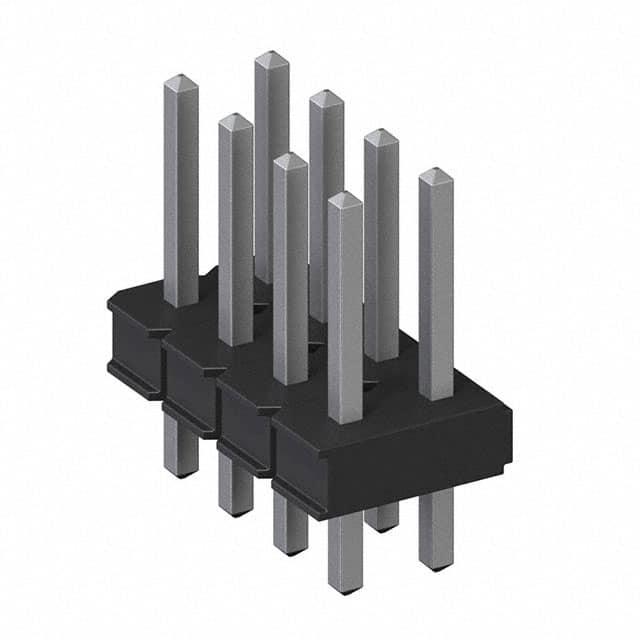 3M 矩形连接器 - 针座 - 公插针 929836-01-04