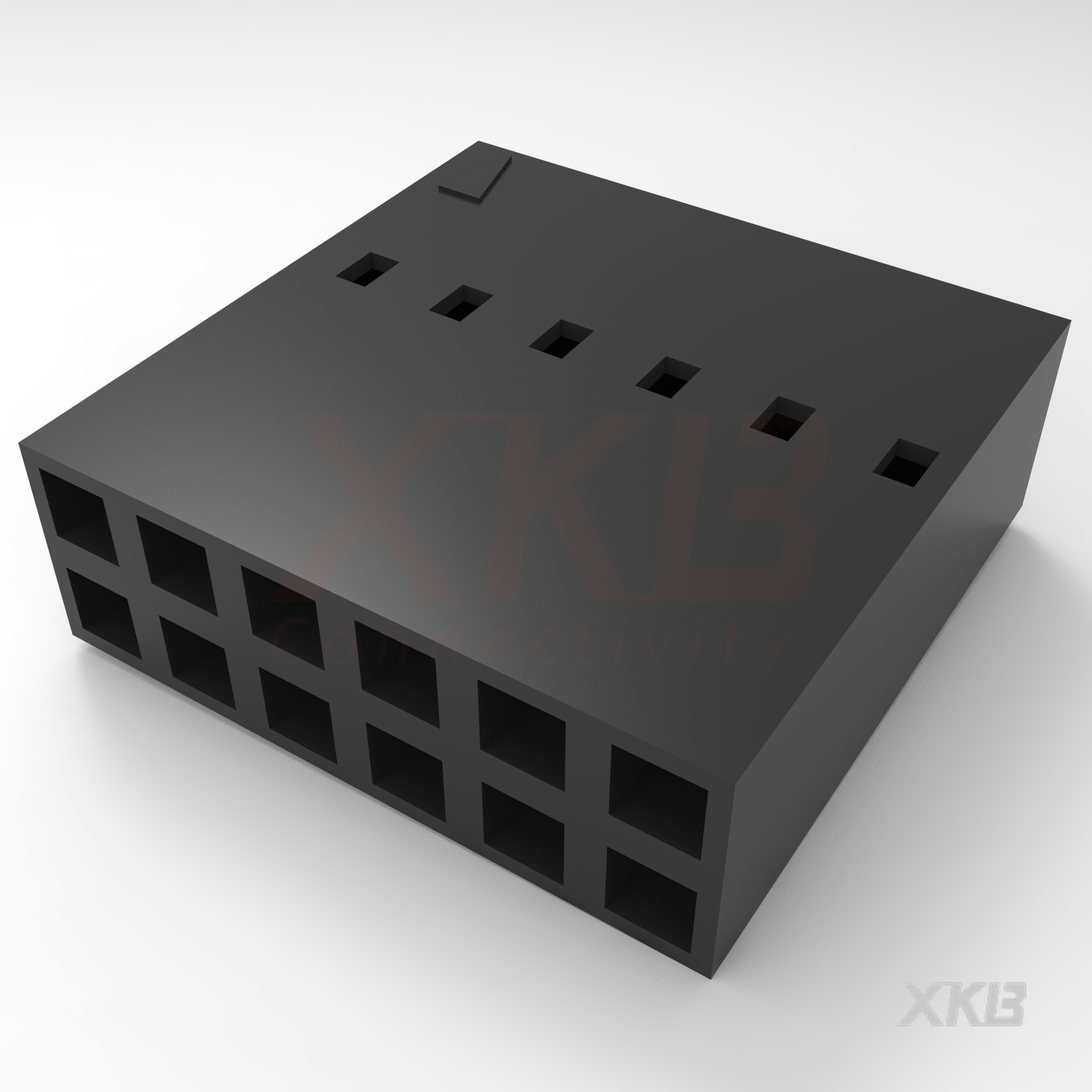 XKB CONNECTIVITY/中国星坤 矩形连接器 - 板载/直接线对板 X9555H-2x06E3-PT