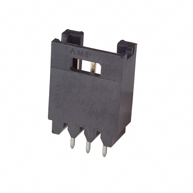 TE CONNECTIVITY 矩形连接器 - 针座 - 公插针 3-102202-4