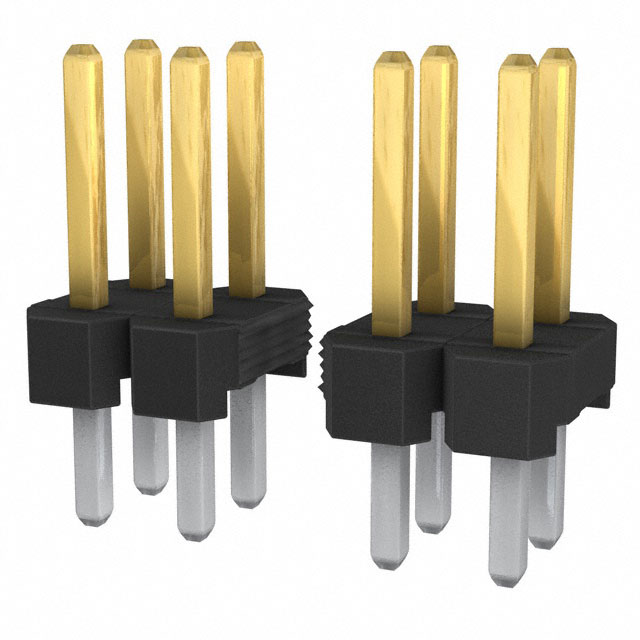 3M 矩形连接器 - 针座 - 公插针 951250-8622-AR