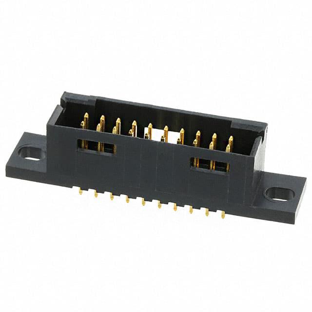TE CONNECTIVITY 矩形连接器 - 针座 - 公插针 87474-2