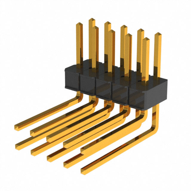 3M 矩形连接器 - 针座 - 公插针 929667-02-05-I