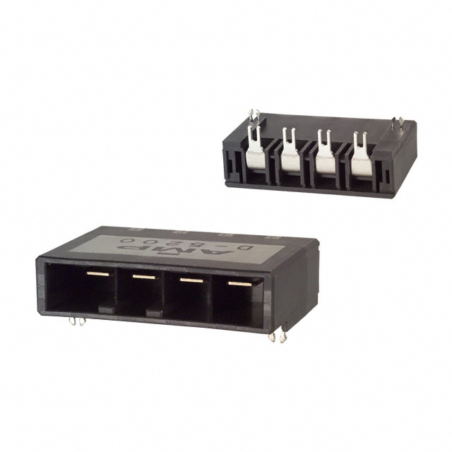 TE CONNECTIVITY 矩形连接器 - 针座 - 公插针 2-917541-2