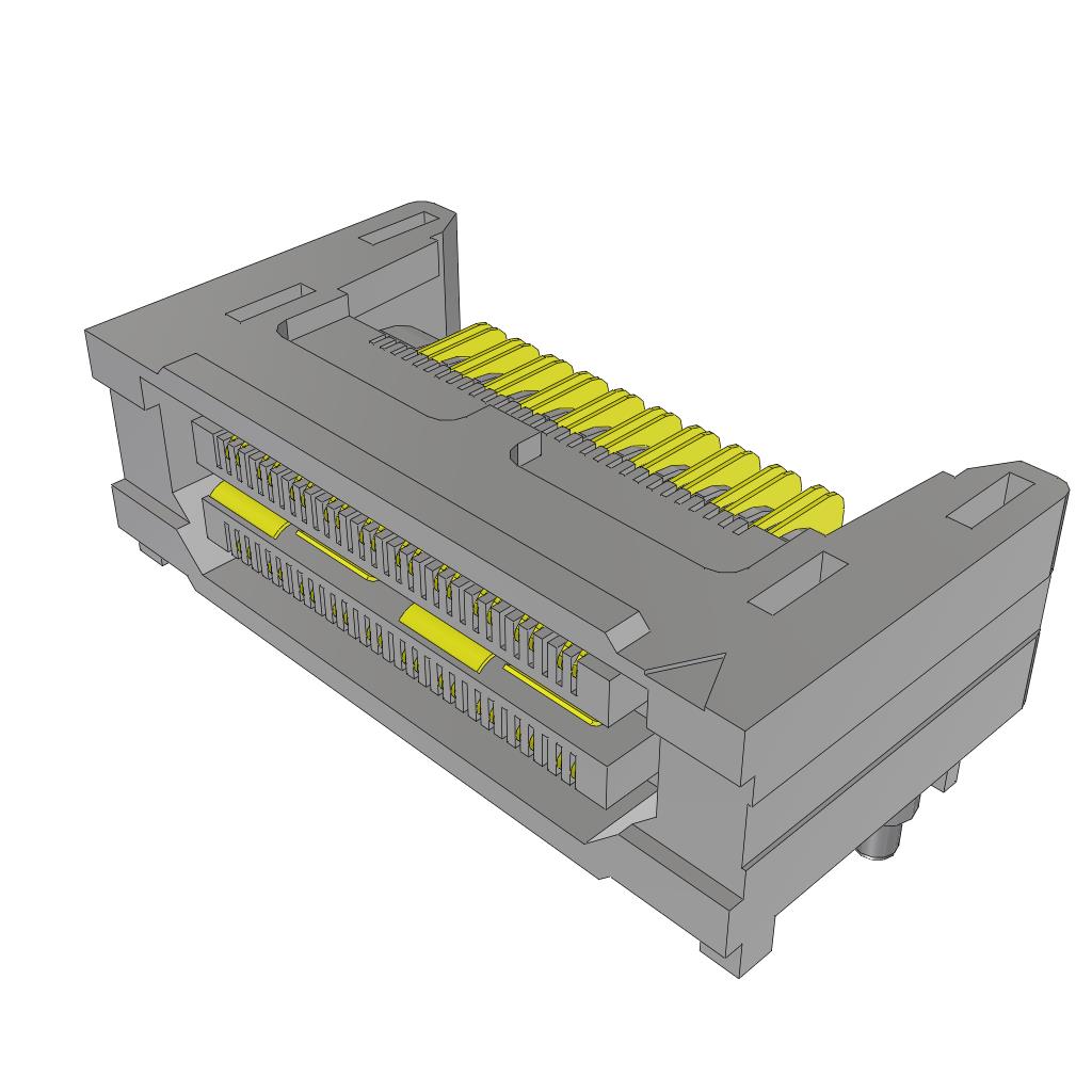 SAMTEC 矩形连接器 - 阵列/边缘型/夹层式（板对板） QSH-020-01-F-D-DP-RA