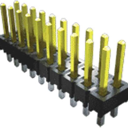 SAMTEC 矩形连接器 - 针座 - 公插针 TSW-102-06-G-S