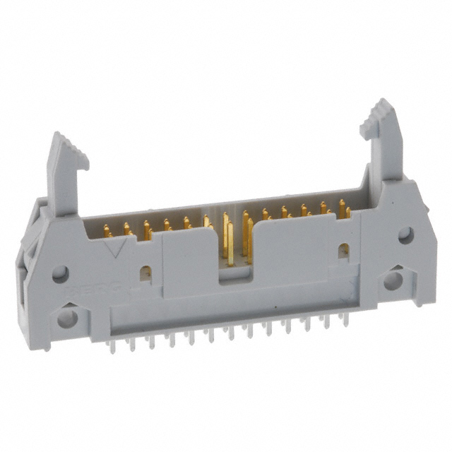 AMPHENOL 矩形连接器 - 针座 - 公插针 71918-126LF