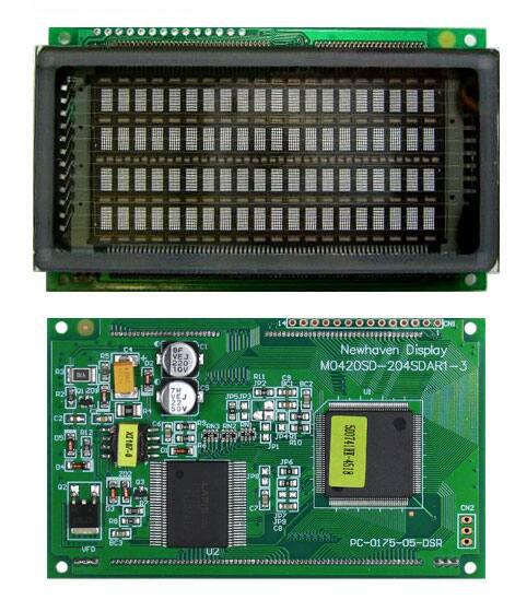 NEWHAVEN DISPLAY 真空荧光VFD显示器件 M0420SD-204SDAR1-3
