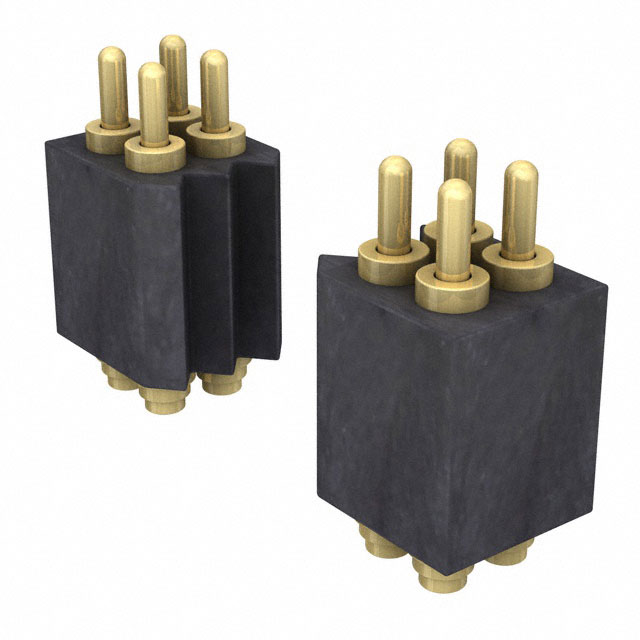 MILL-MAX 矩形连接器 - 弹簧式 855-22-008-30-001101