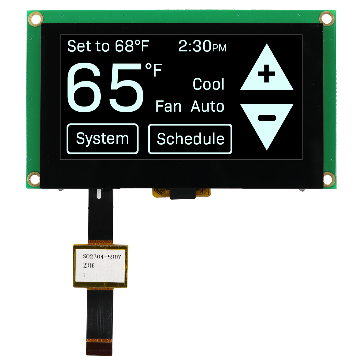 NEWHAVEN DISPLAY LED显示器件 NHD-2.7-12864WDW3M-CTP