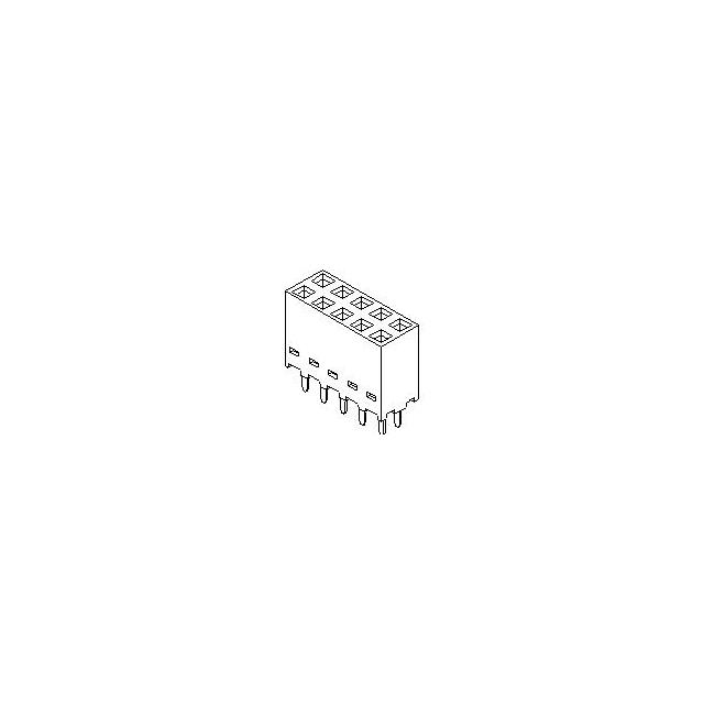 MOLEX 矩形连接器 - 针座 - 插座/母插口 901512306