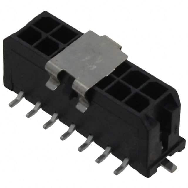 MOLEX 矩形连接器 - 针座 - 公插针 430451420