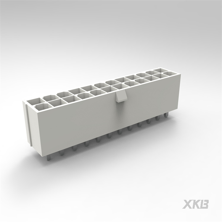 XKB CONNECTIVITY/中国星坤 矩形连接器 - 针座 - 公插针 X9357WV-2x12-N2SN
