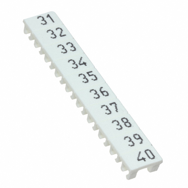 OMRON/欧姆龙 接线座- 配件 - 标记条 XW5Z-S2.5LB-31-40