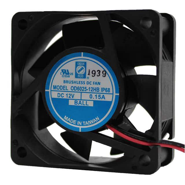 ORION FANS 风扇和热管理 OD6025-12HBIP68