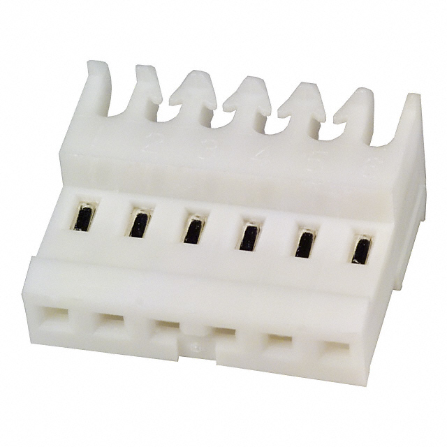 TE CONNECTIVITY 矩形连接器 - 自由悬挂/面板安装 640621-6