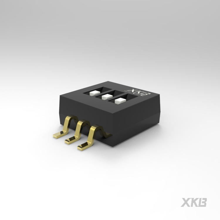 XKB CONNECTIVITY/中国星坤 拨码开关 DSHP03TS-S