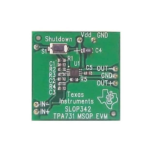 TEXAS INSTRUMENTS 多媒体放大器 TPA731EVM