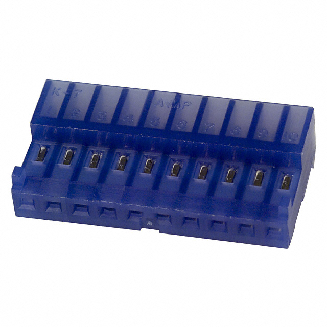 TE CONNECTIVITY 矩形连接器 - 自由悬挂/面板安装 1-643815-0