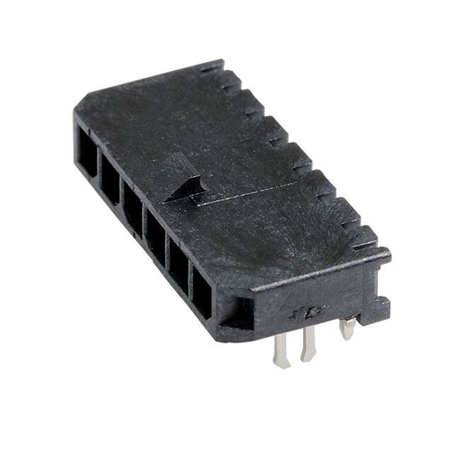 MOLEX 矩形连接器 - 针座 - 公插针 436500605