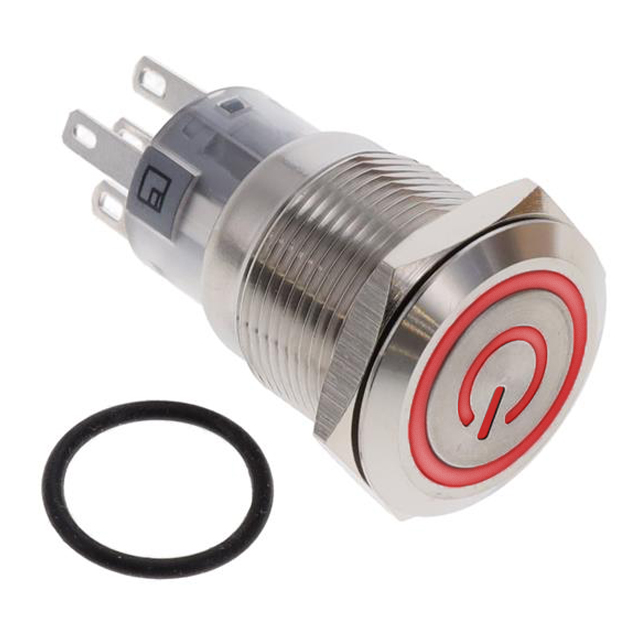 E-SWITCH 按钮开关 PV4F2B0SS-3R1-M26