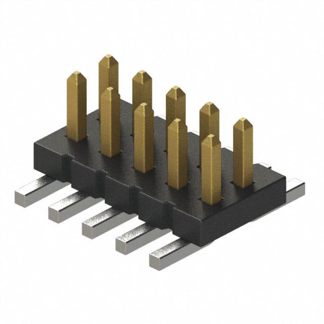 SAMTEC 矩形连接器 - 针座 - 公插针 FTS-105-02-L-DV-P-TR