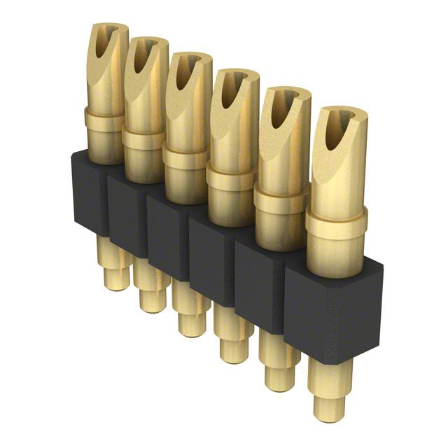 MILL-MAX 矩形连接器 - 弹簧式 824-22-006-00-001000