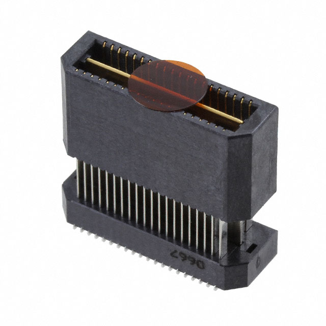 SAMTEC 矩形连接器 - 阵列/边缘型/夹层式（板对板） QTE-020-05-L-D-A-K
