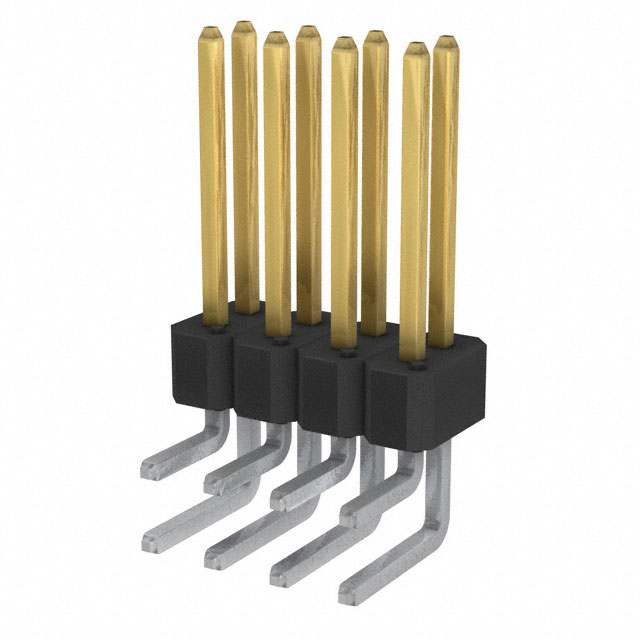 AMPHENOL 矩形连接器 - 针座 - 公插针 77317-814-08LF