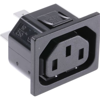 SCHURTER 电源接入连接器 - 输入/输出/模块 4724.0000