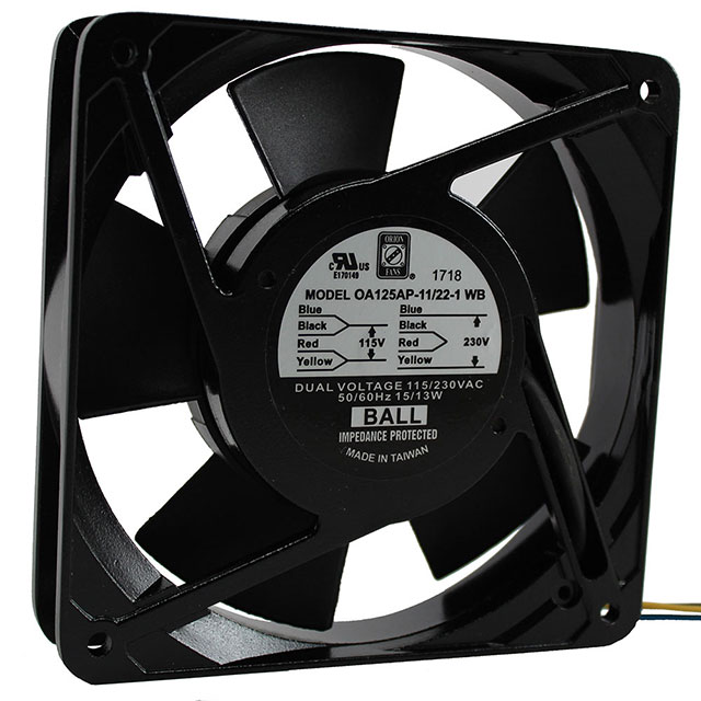 ORION FANS 风扇和热管理 OA125AP-11/22-1WB